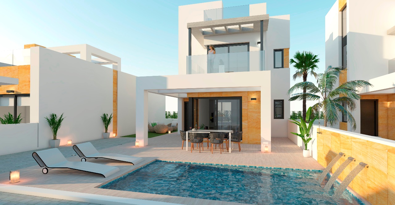 New Villas with private pool in Torrevieja