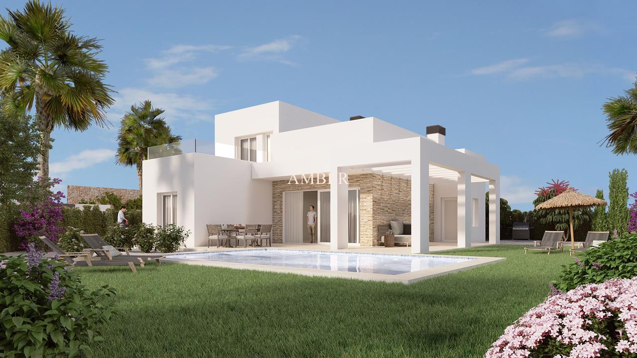 New build corner villas, Algorfa