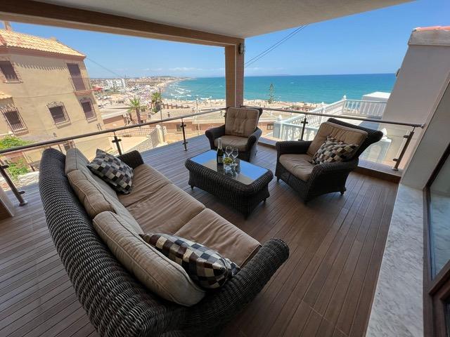 Luxury beach villa with sea views, La Mata