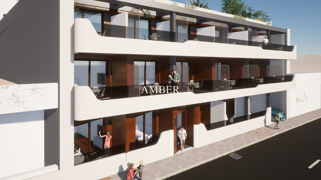 Apartamentos de lujo de nueva construcción a 3 minutos de la playa de Los Locos, Torrevieja