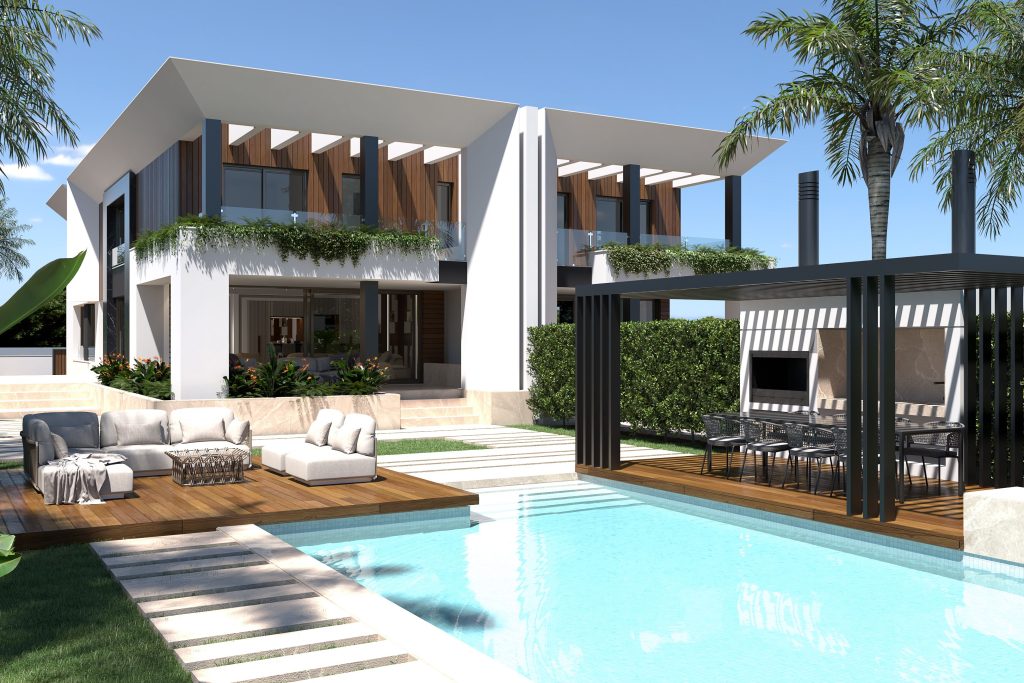 New built luxury villas