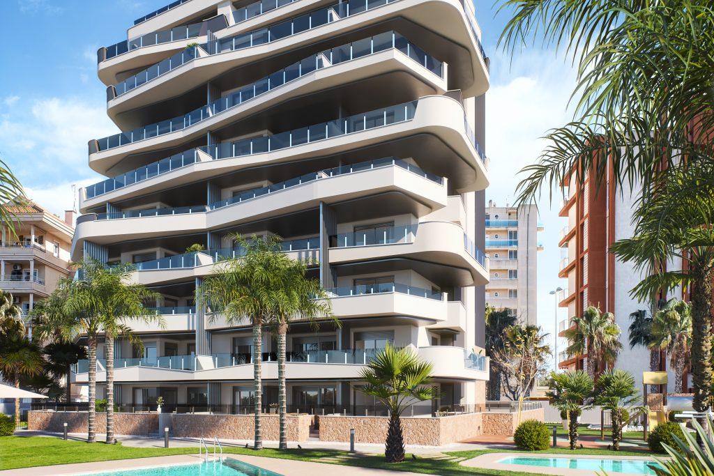 New built luxury apartments, Guardamar